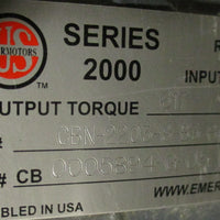 US Motors Nidec F01 E740 Varidrive Module 1.25 Series 2000 Gearbox 11/4" Shaft
