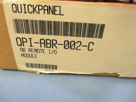 DAMAGED Allen Bradley QPIABR002C Quickpanel Module AB Remote  Part/Repair