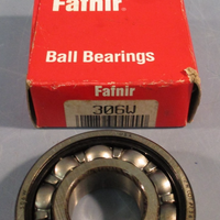 Lot of (2) Fafnir 306W Deep Groove Ball Bearing 30mm x 72mm x 19mm