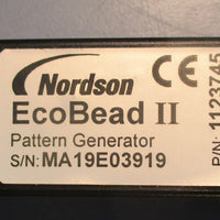 Nordson EcoBead II Inline Pattern Generator 1123745 w/ Manual