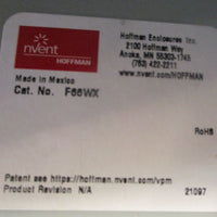Hoffman Nvent F66WX CutOff Fitting Electrical Enclosure 14530 w/ Parts Bag