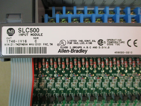 Allen Bradley 1746IV16 Input Module SLC 500 Series C