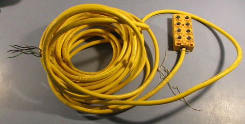 Turck VB 80-P7X9-15 8-Port Connector Module w/ Cable U7012 15m Long