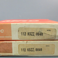 Lot of (2) MRC 112KSZZ/0046 Single Row Radial Steel Bearing