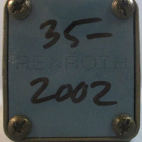 Rexroth GS02005003333 Pneumatic Piloted Directional Valve 150 PSI Max