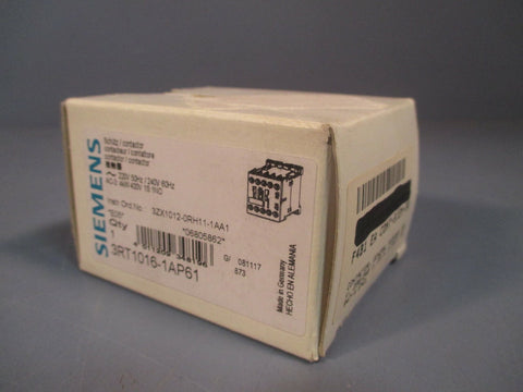 Siemens Contactor 3RT1016-1AP61