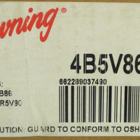 Browning 4B5V86 VBelt Sheave 4 Groove Pulley 27/16" Bore 87/8" OD 33/16" W