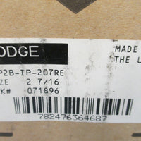 Dodge 071896 SEP2BIP207RE 27/16" Bore Pillow Block  New