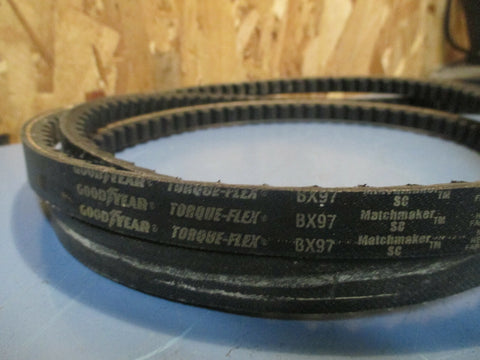 Goodyear Matchmaker Torque Flex Cogged VBelt BX97