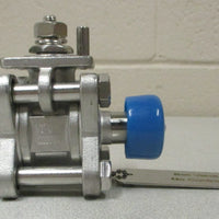 SPX Waukesha Cherry Burrell 2-Way Ball Valve 1/2" CF8M 1000 WOG