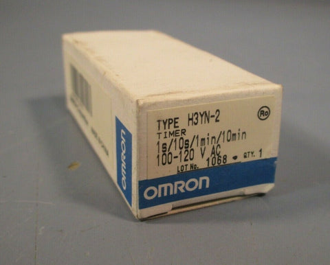 Omron Time Delay Relay 100-120 VAC H3YN-2
