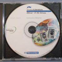 Telemecanique Altivar 31 AC Drives Instruction Material CD ROM & Booklet