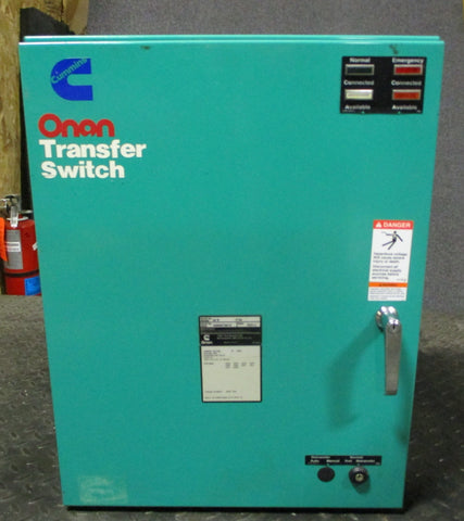 Cummins Onan OT 70 Automatic Transfer Switch 70A 480V 60Hz 3 Pole 0306348606