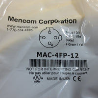 Mencom Corporation MAC4FP12 Electrical Cable 4 pin 22 AWG 300V 4 Amp