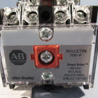 ALLEN BRADLEY CONTROL AC RELAY 120V SER E 700P400A1