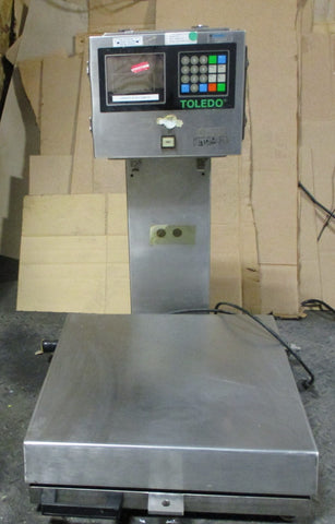 Toledo Scale 8142 Interface Panel and Scale 81421001 120V .23A 50/60Hz