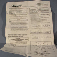 Deltech D0010CCE Compressed Air Coalescing Filter Element 3014312 51/4" Long