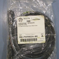 Allen Bradley 280PWRM22AM2 Ser. A ArmorStart Power Media Cable Male/Female