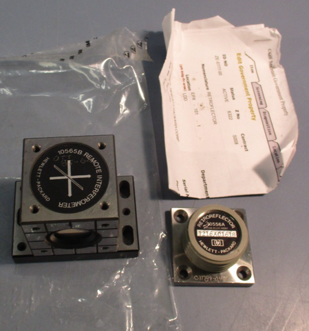 Hewlett Packard HP 10565B Remote Interferometer w/Retroflector 10556A