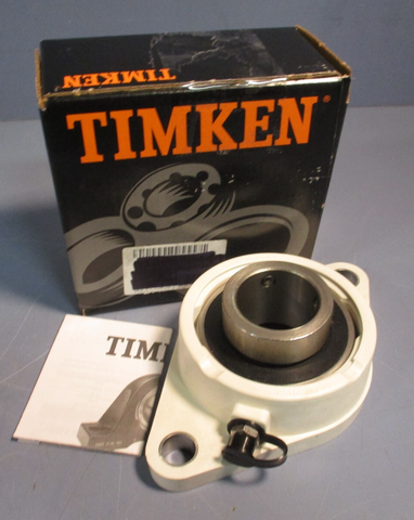 Timken KCJT 35 PS Two-Bolt Flanged Mounted Bearings Setscrew Locking 35 mm Bore