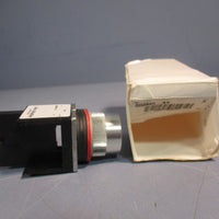 Allen Bradley 800MRA9, Ser A Small Round Push Button Unit Flush Head Yellow Cap