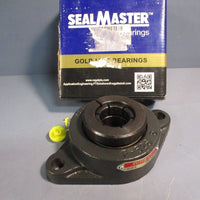 SealMaster Flange Mount Ball Bearing Unit 13/16" Bore 2Bolt Flange MSFT19T