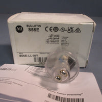 ALLEN BRADLEY 120VAC YELLOW LED LAMP/STACK LIGHT MODULE SER. A 855ELL10Y