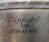 Clippard SDR-40-6-M DBL Acting Pneumatic Cylinder 6" Stroke 1/2" Rod Thread Dia.