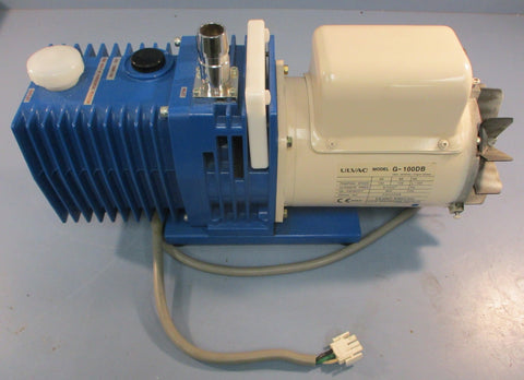 Ulvac Kiko G-100DB Rotary Vane Vacuum Pump 100/120 L/min Missing Fan Cover