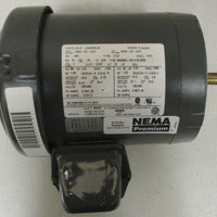 Nidec U34P2DCR 3 Phase Motor HU09 0.75 HP 1765/1455 RPM 5/8" Shaft Dia