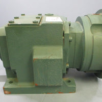 Quantis HB382CN140TC Gear Box Reducer 1" Shaft 17:33:1 Ratio 1750 RPM 7/8" Bore