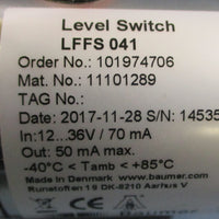Baumer LFFS 041 Level Switch 11101289 1236V/70mA In, 50mA Max Out, 101974706