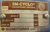 Sumitomo SM-Cyclo CNHM1-6125DBYA-165 Gearmotor 165:1 1-1/2" Shaft Dia NOS