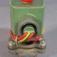 Asco 2Way Solenoid Valve PilotOperated 10.1W 12VDC 050 PSI 3/8" NPT 8215G10