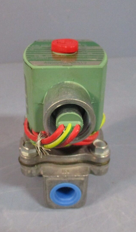 Asco 2Way Solenoid Valve PilotOperated 10.1W 12VDC 050 PSI 3/8" NPT 8215G10