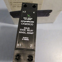 Crydom Solid State Relay 4 To 60Vdc, 30A CKM0630