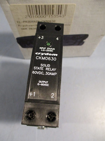 Crydom Solid State Relay 4 To 60Vdc, 30A CKM0630