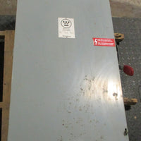 Westinghouse GF-425N General Duty Safety Switch 400A 240VAC 100HP Max 3PH GF425N