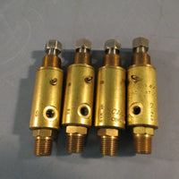 Lot of (4) Clippard CS-843 Thread Air Pressure Regulator