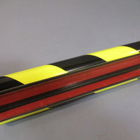 Set of 2 Glow in the dark corner guards (Black on fluorescent Yellow) 39 3/8"