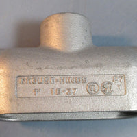 Box of 2 Crouse Hinds TB37 Conduit Outlet Body 1" 14.5 CU IN NIB
