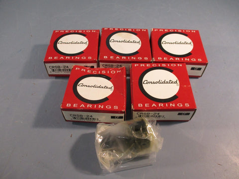 Lot of (5) Consolidated Precision Bearings CRSB-24 Needle Roller Cam Follower