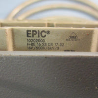 Helukabel Y-CY-JZ Cable 16' Long Aprx W/ 2 Epic 10202000 Connectors 16A 500V