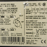 Siemens Sirius 3R G/980702 E02 Contactor 3RT10241B