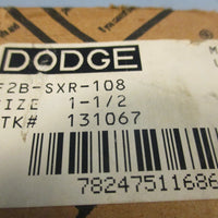Dodge F2B-SXR-108 2-Bolt Flange Ball Bearing 1-1/2" Bore 6-3/4" Length