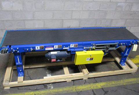Lewco NS40SB18100… Motorized 99 x 18" Conveyor Leeson 1.5 HP & Ironman 40:1