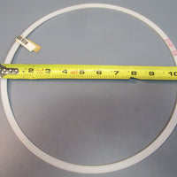 Lot of 3 White Teflon Gasket Ring 1/16" Thick, 101/8" ID, 107/8" OD NWOB