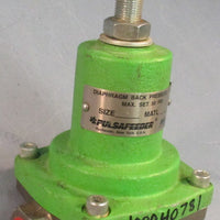 Pulsafeeder Idex Diaphragm Back Pressure Valve 1/2" 50 PSI Max 7" Length