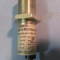 Lot of 2 OMRON E3F2-R2RC4-M Photoeletric Switch 10-30VDC
