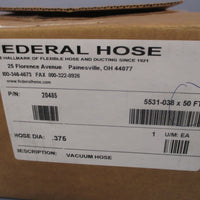 Federal Hose Silicone Heater Tubing/Vacuum Hose Diameter .375 5531-038